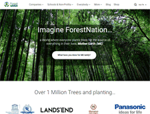 Tablet Screenshot of forestnation.com